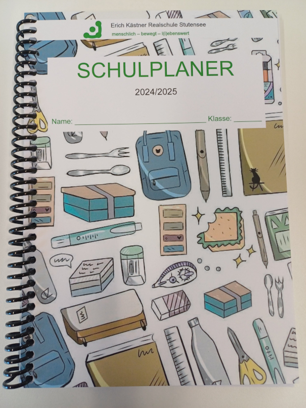 Deckblatt des Schulplaners 2024/2025